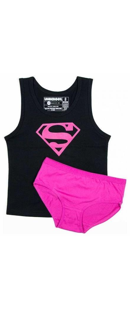 Supergirl Girl's Tank/Underwear Underoos Set